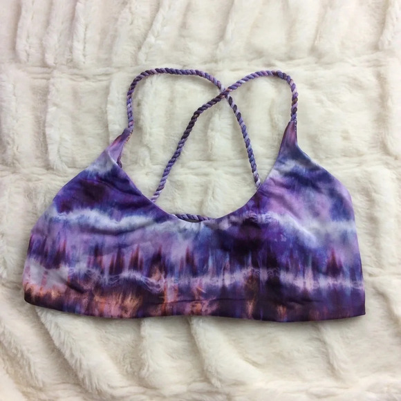 NWOT Ayra Swim Panama bikini top purple 12266 - Picture 3 of 7